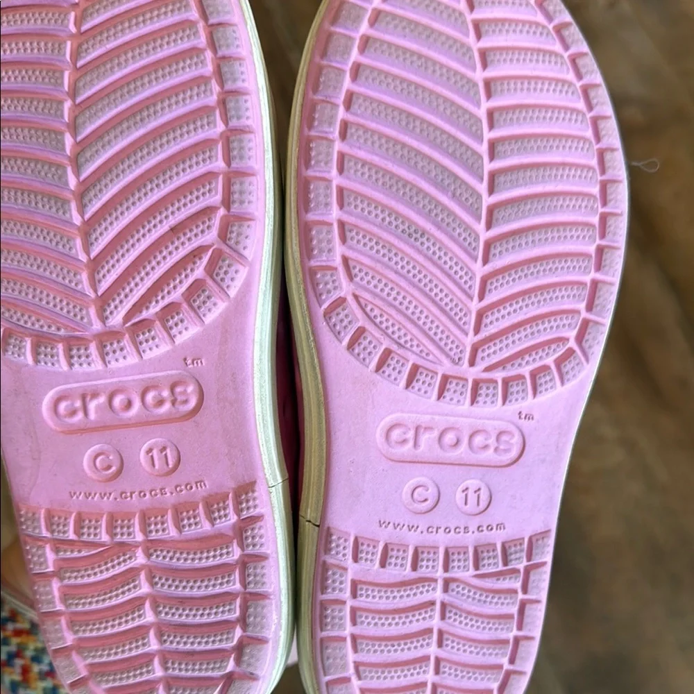 CROCS Pink Water Sneaker Shoes